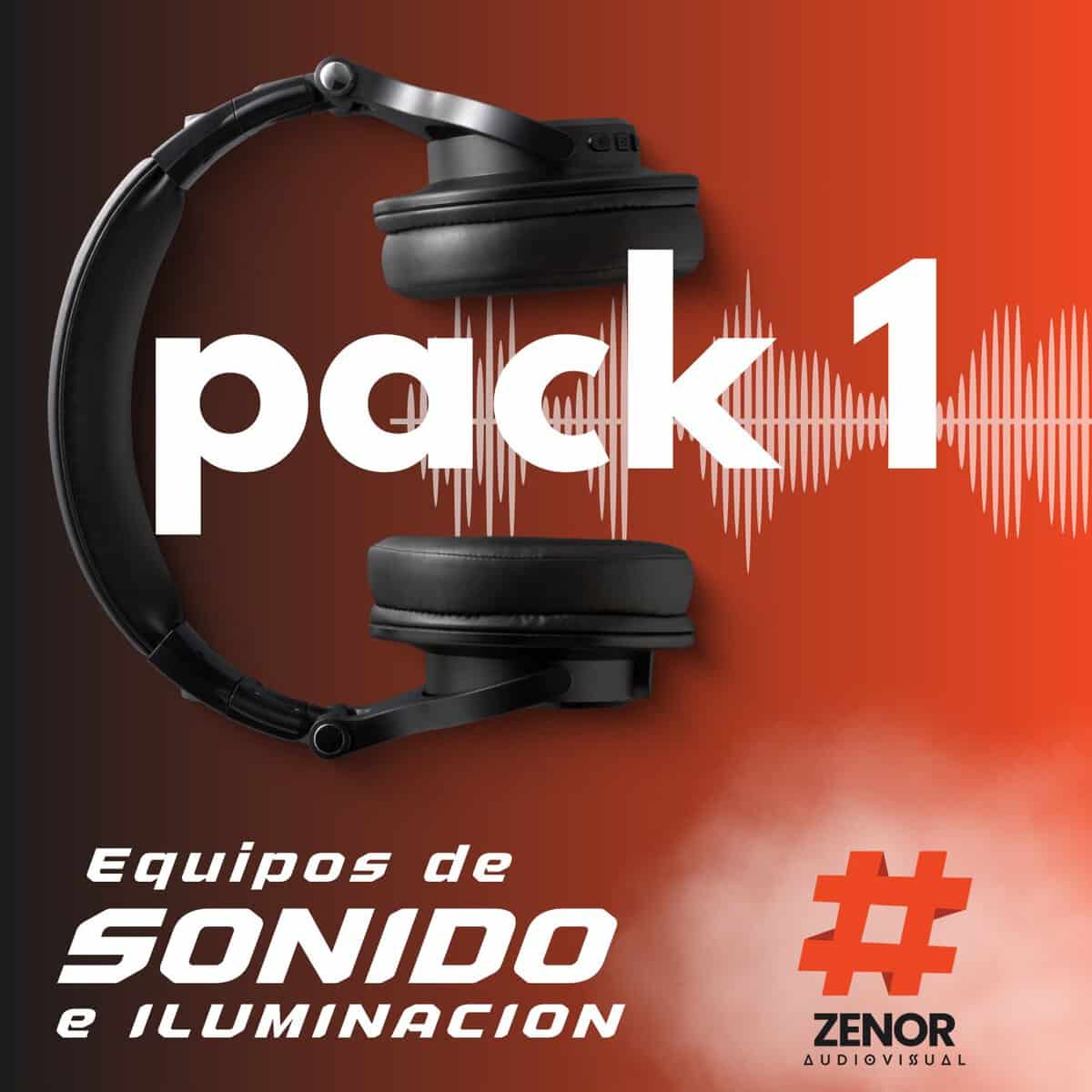 Alquiler de Equipo de sonido e iluminacion pack 1