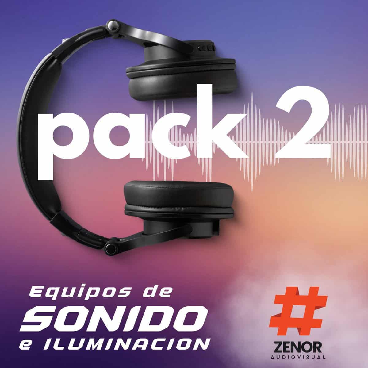 Alquiler de Equipo de sonido e iluminacion pack 2