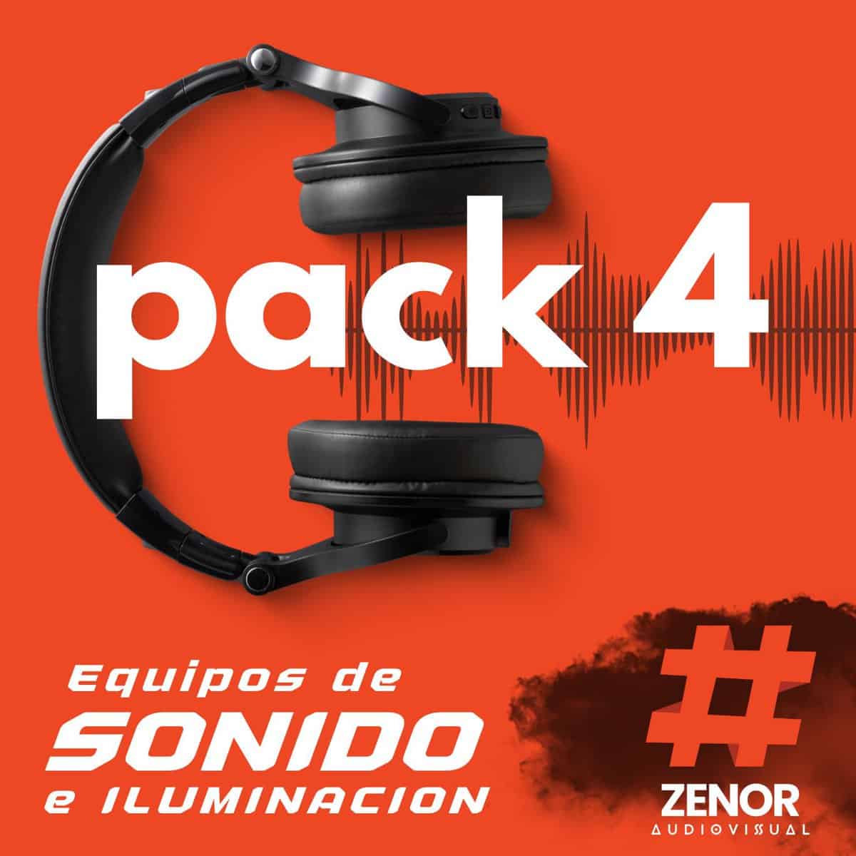 Alquiler de Equipo de sonido e iluminacion pack 4